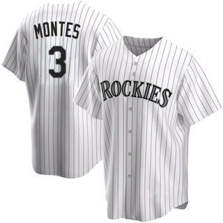 Replica Coco Montes Youth Colorado Rockies Home Jersey - White